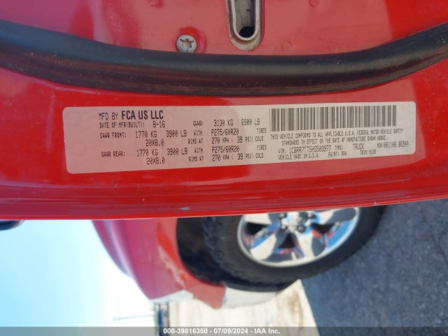 RAM 1500 Lone Star  4x4 6'4 Box 2017 1C6RR7TT5HS503977 Image 9