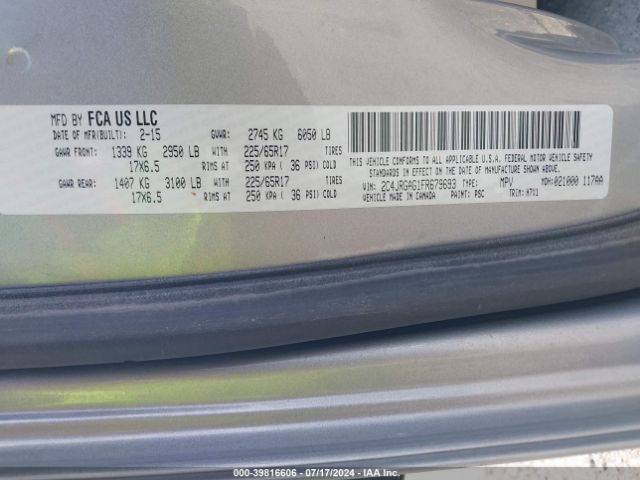2C4JRGAG1FR679693 RAM Cargo Tradesman