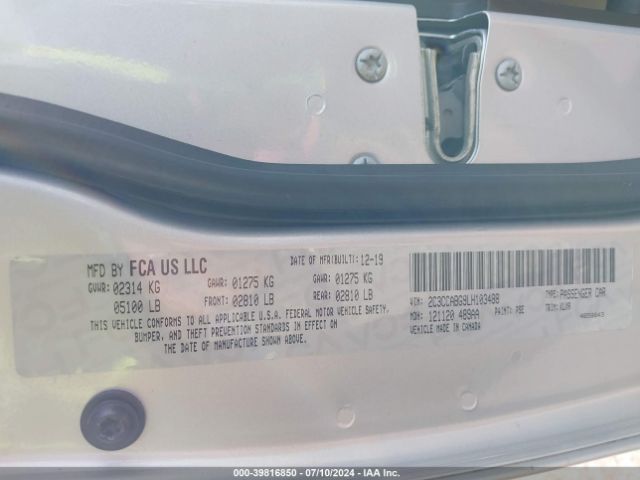2C3CCABG9LH103488 Chrysler 300 300s