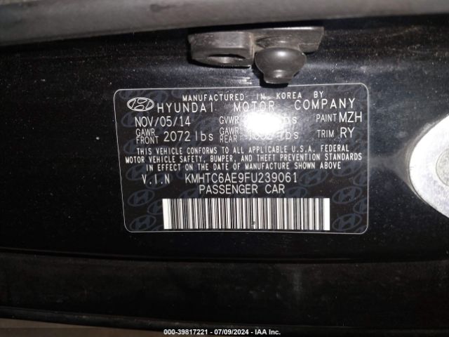 KMHTC6AE9FU239061 Hyundai Veloster Turbo