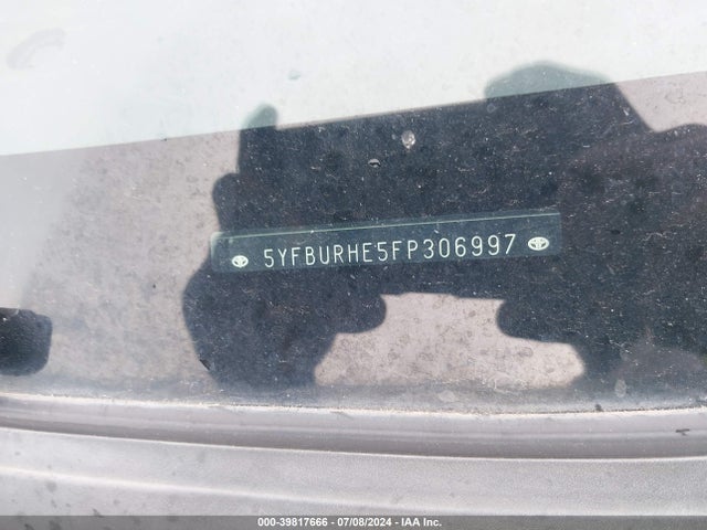 Toyota COROLLA LE 2015 5YFBURHE5FP306997 Image 12