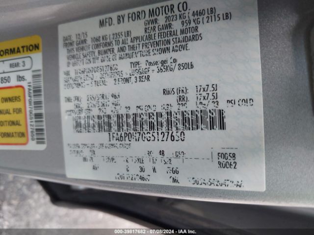 1FA6P0H70G5127650 Ford FUSION SE