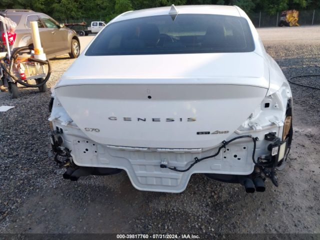 KMTG54TE9NU095447 Genesis G70 3.3t Awd