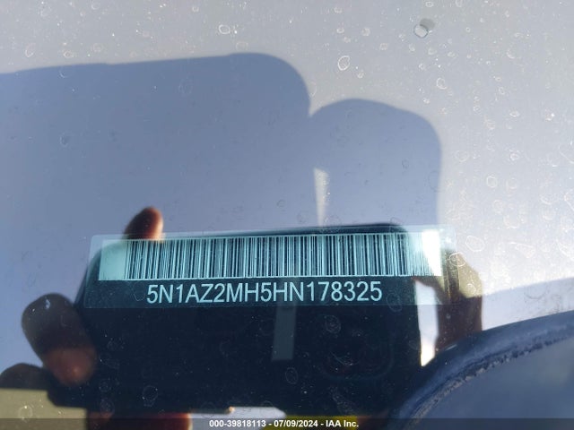 Nissan Murano Platinum 2017 5N1AZ2MH5HN178325 Image 9