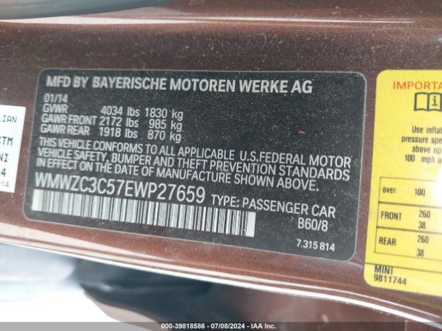 WMWZC3C57EWP27659 Mini Countryman Cooper S