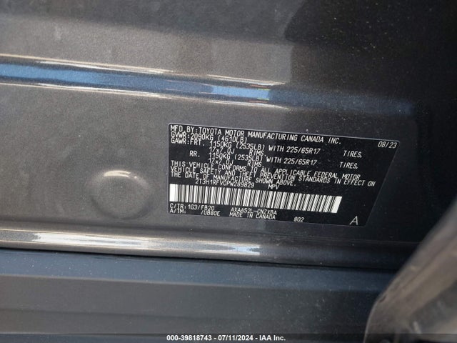 Toyota RAV4 LE 2023 2T3H1RFV0PW289829 Image 17