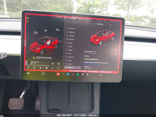 Tesla Model Y Long Range/rwd 2024 7SAYGDED9RF093622 Image 18