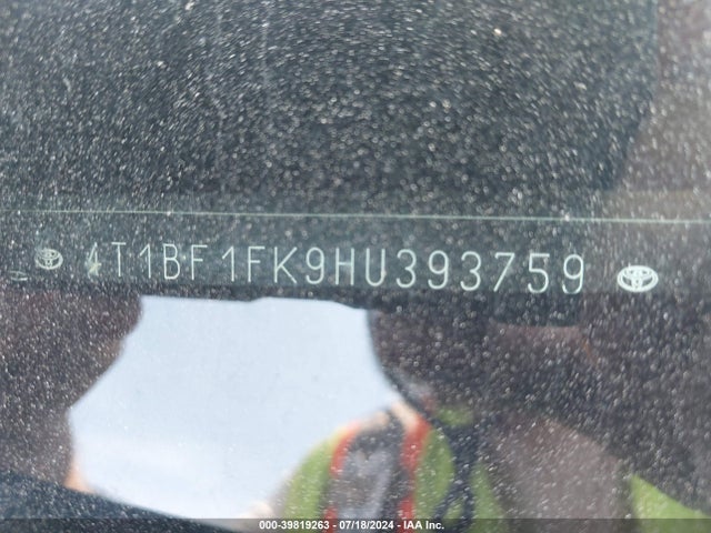 Toyota CAMRY LE 2017 4T1BF1FK9HU393759 Image 9