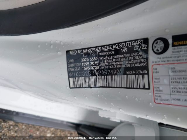 W1KCG2DB4PA024926 Mercedes-Benz EQS 450+