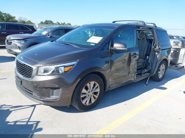 KIA SEDONA LX 2017 KNDMB5C19H6281284 Image 2
