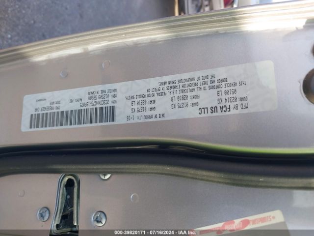 2C3CDXHG7GH197075 Dodge Charger Sxt