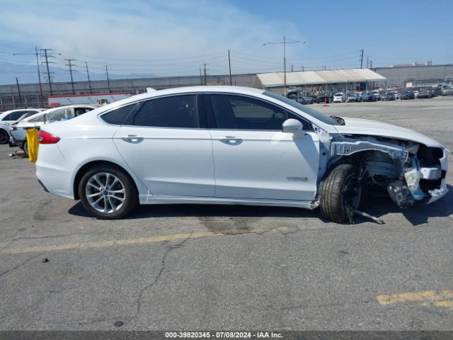 3FA6P0MU0KR224347 Ford Fusion Hybrid Sel