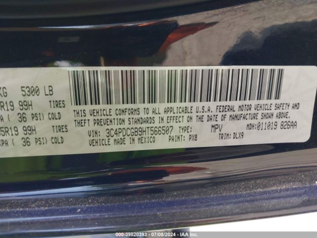 3C4PDCGB9HT566507 Dodge Journey Crossroad Plus