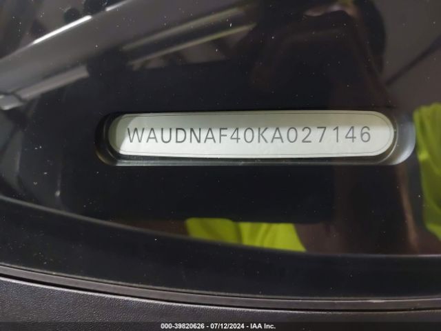 WAUDNAF40KA027146 Audi A4 45 Premium