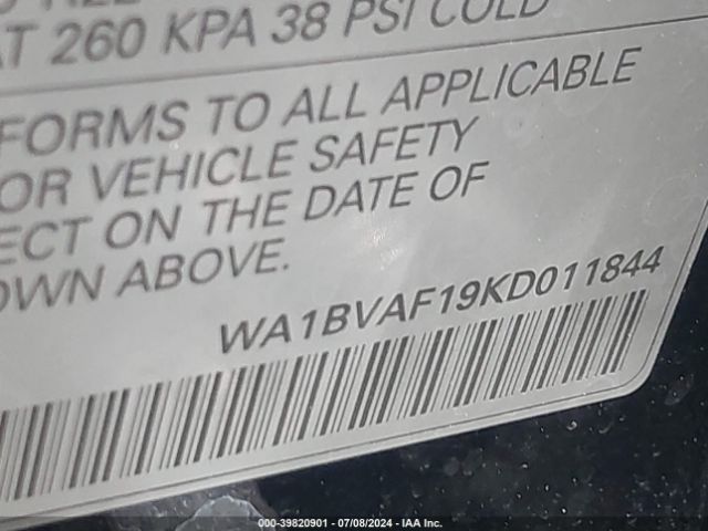 WA1BVAF19KD011844 Audi Q8 55 Premium