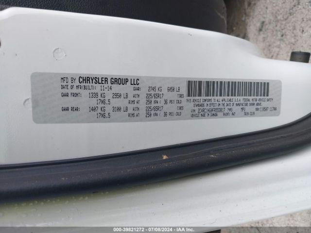 2C4RC1HG0FR553817 Chrysler Town & Country S