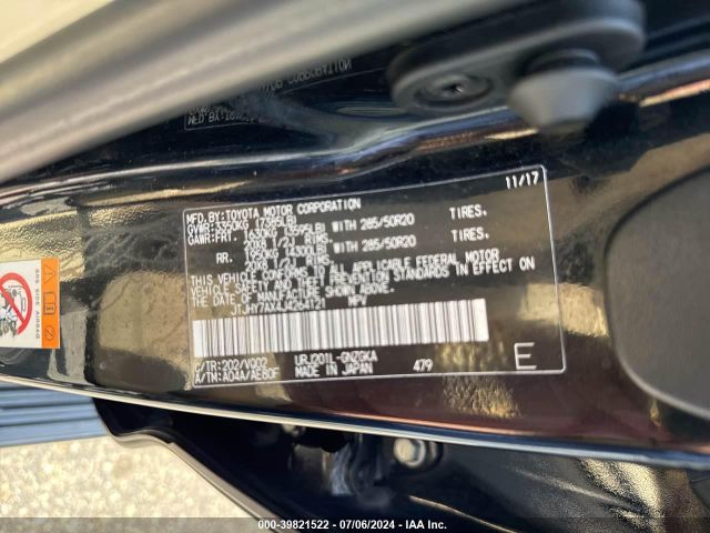 JTJHY7AX4J4264121 Lexus LX 570