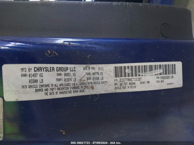 2012 FIAT 500 3C3CFFBR0CT131337 Photo 8