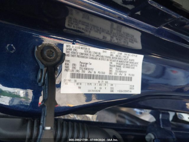 1FADP3L98HL267010 Ford Focus