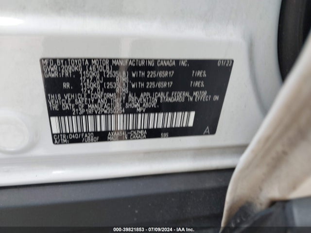 Toyota Rav4 Xle 2023 2T3P1RFV2PW350254 Image 9