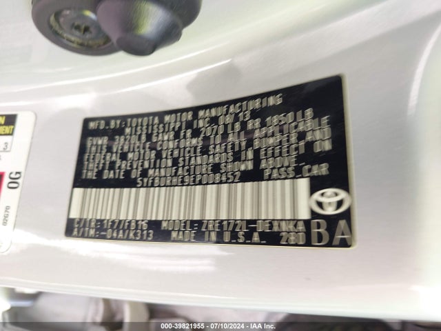 Toyota Corolla Le Plus 2014 5YFBURHE9EP008452 Image 9