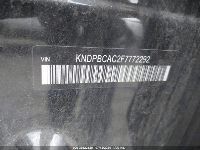 KNDPBCAC2F7772292 KIA Sportage Lx