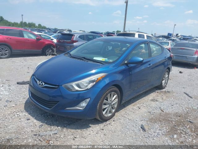KMHDH4AE4GU528828 Hyundai ELANTRA SE