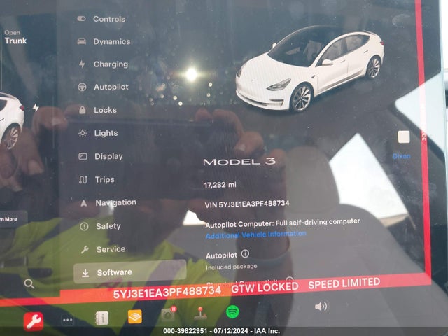 Tesla Model 3 Rear-wheel Drive 2023 5YJ3E1EA3PF488734 Image 7