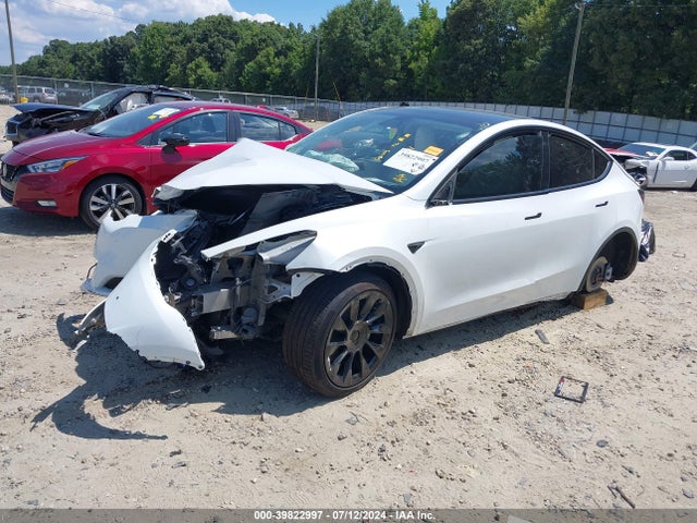 2021 TESLA MODEL Y 5YJYGDEE2MF212335 Photo 1