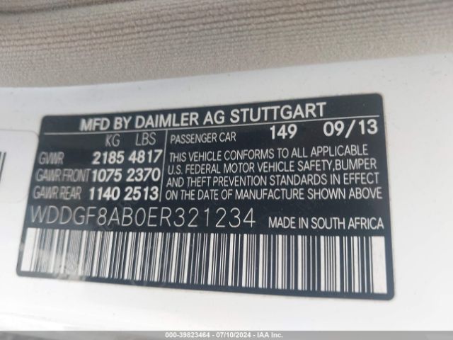 WDDGF8AB0ER321234 Mercedes-Benz C 300 Luxury 4matic/sport 4matic