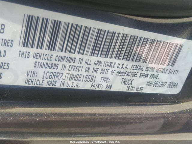 2017 RAM 1500 1C6RR7JT8HS515561 Photo 8