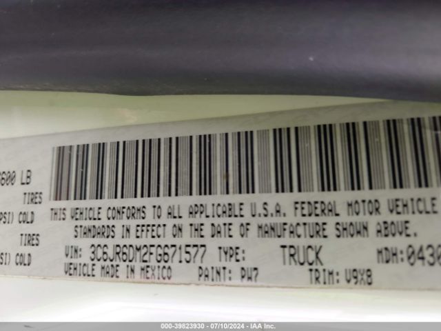 3C6JR6DM2FG671577 RAM 1500 Tradesman