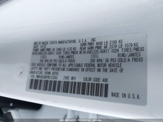 7MMVABCMXPN123895 Mazda Cx-50 2.5 S Preferred Plus