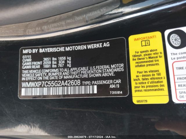 WMWXP7C55G2A42608 Mini Hardtop Cooper S