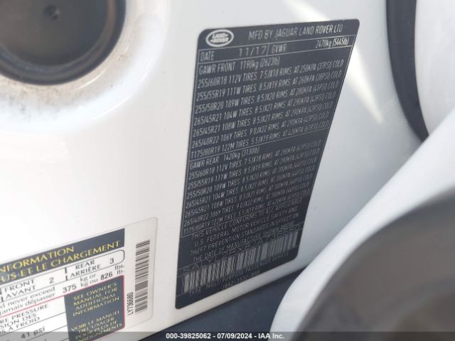 SALYL2RX8JA736680 Land Rover Range Rover Velar P250 Se R-dynamic