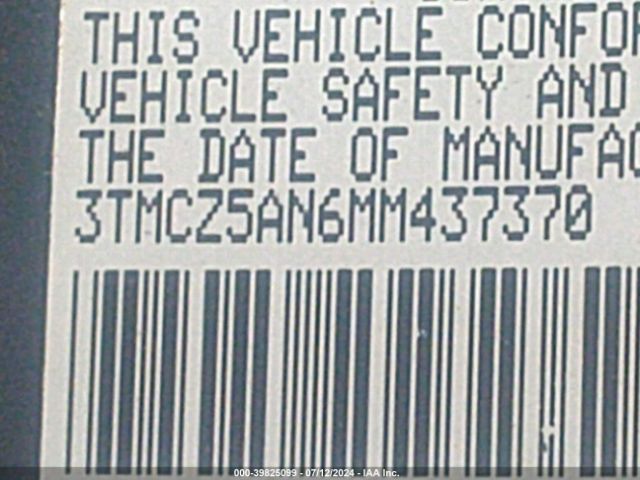 3TMCZ5AN6MM437370 Toyota Tacoma Trd Off-road