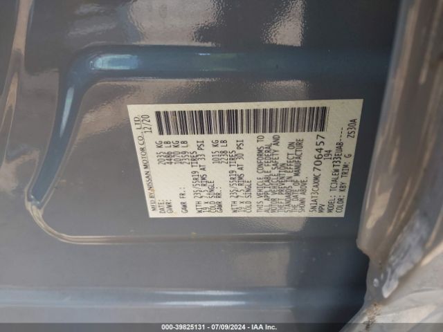 5N1AT3CAXMC706457 Nissan Rogue Sl Fwd