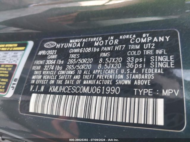 KMUHCESC0MU061990 Genesis Gv80 3.5t Awd