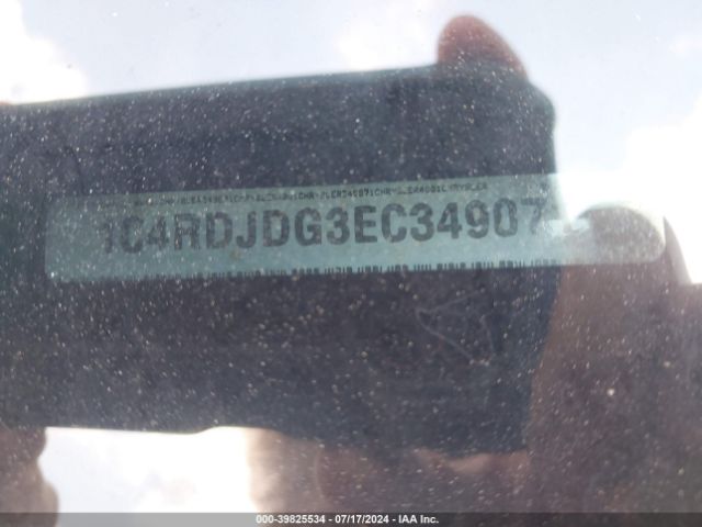 1C4RDJDG3EC349071 Dodge DURANGO LIMITED