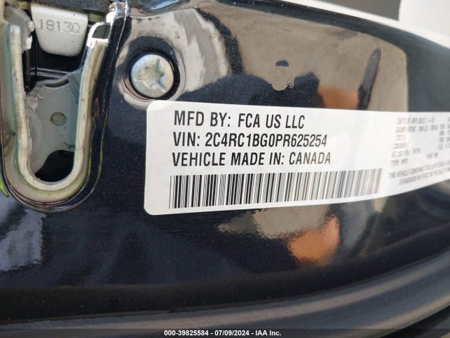 2C4RC1BG0PR625254 Chrysler Pacifica Touring L
