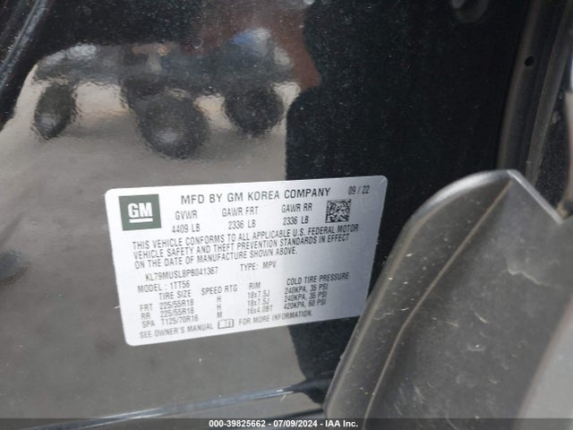 Chevrolet Trailblazer Awd Rs 2023 KL79MUSL8PB041367 Image 9
