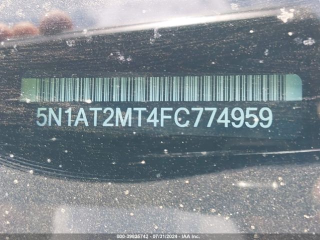5N1AT2MT4FC774959 Nissan Rogue Sl