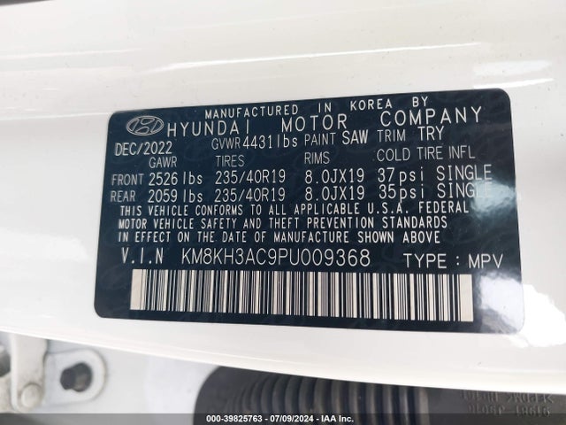 Hyundai KONA N 2023 KM8KH3AC9PU009368 Image 9