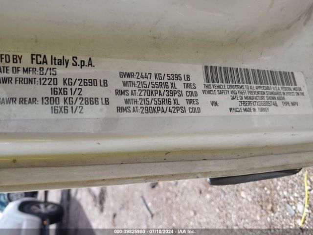 ZFBERFATXG6B05746 RAM Promaster City Tradesman