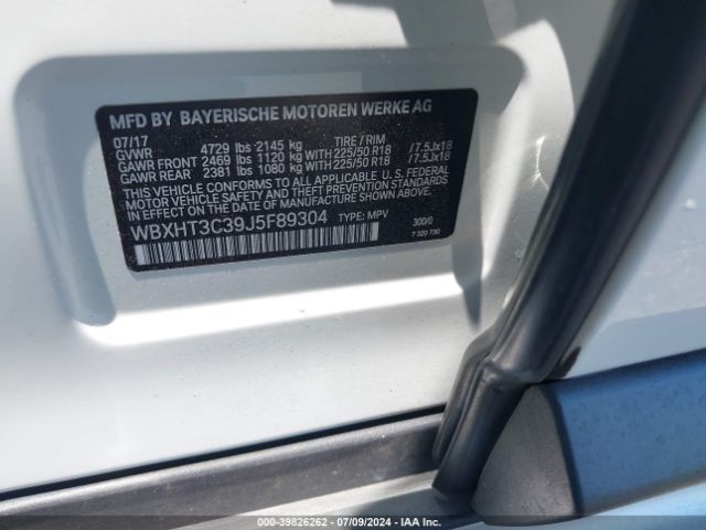 WBXHT3C39J5F89304 BMW X1 Xdrive28i