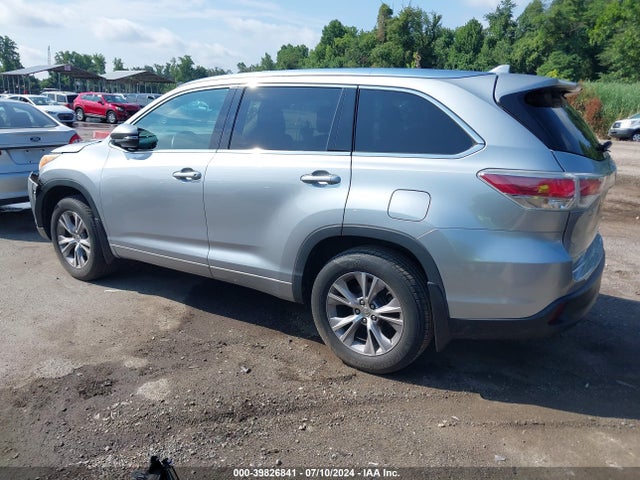 Toyota Highlander Xle V6 2014 5TDJKRFH3ES022868 Image 3