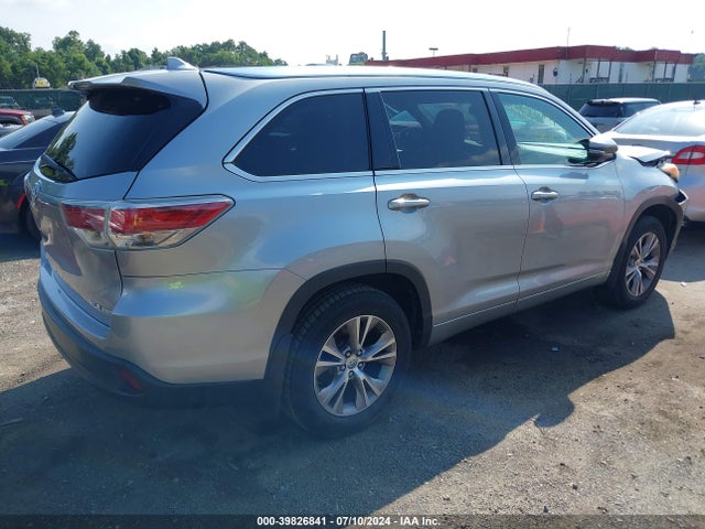 Toyota Highlander Xle V6 2014 5TDJKRFH3ES022868 Image 4