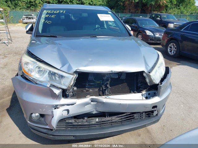 Toyota Highlander Xle V6 2014 5TDJKRFH3ES022868 Image 6