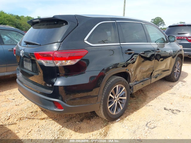 Toyota Highlander Xle 2017 5TDKZRFH7HS509088 Image 4