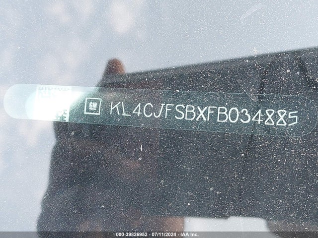 Buick Encore Convenience 2015 KL4CJFSBXFB034885 Image 9